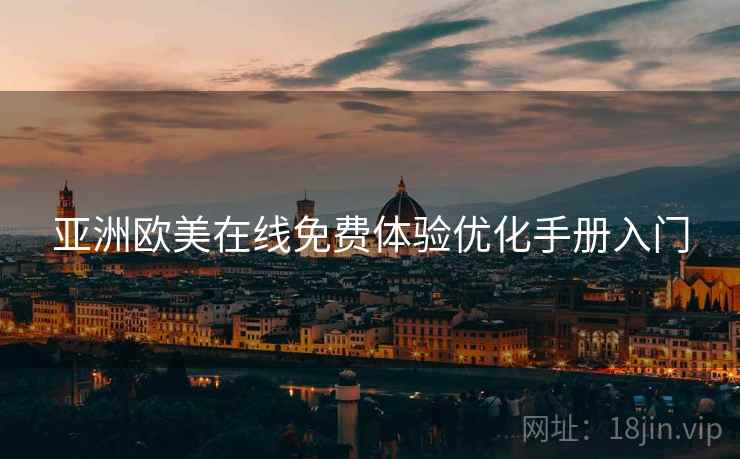 亚洲欧美在线免费体验优化手册入门