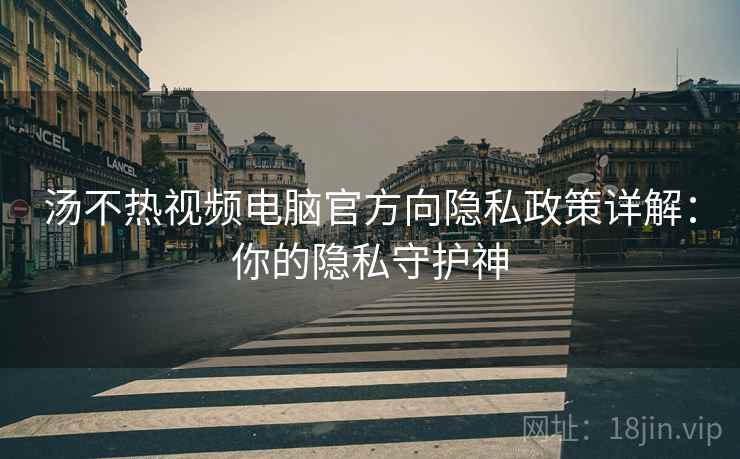 汤不热视频电脑官方向隐私政策详解：你的隐私守护神