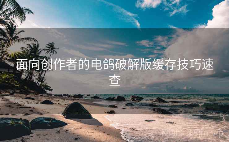 面向创作者的电鸽破解版缓存技巧速查