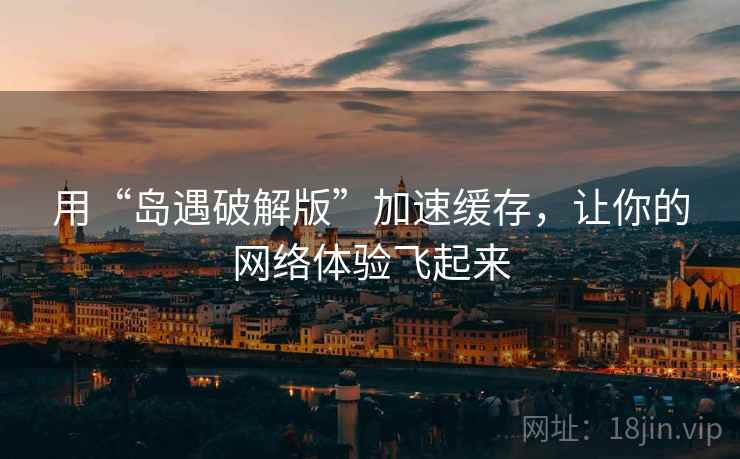 用“岛遇破解版”加速缓存，让你的网络体验飞起来